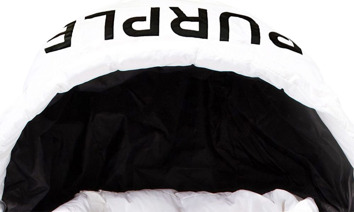 Purple Brand NYLON DOWN PUFFER "White" P611 PSWP423