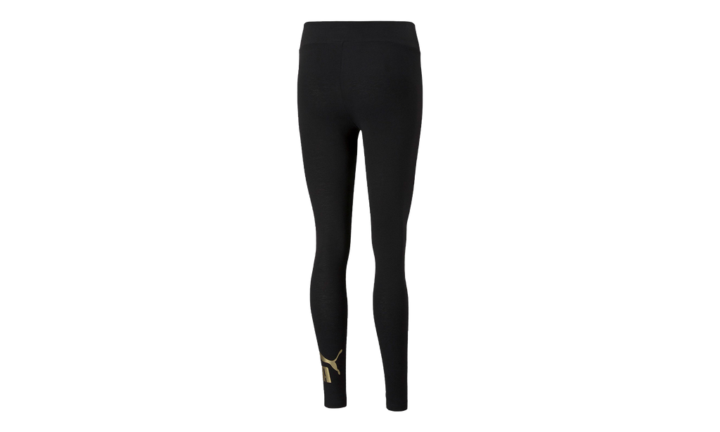Puma Essentials+ Metallic Leggings WMNS "Black" 586896 01