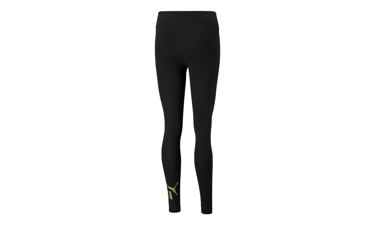Puma Essentials+ Metallic Leggings WMNS "Black" 586896 01