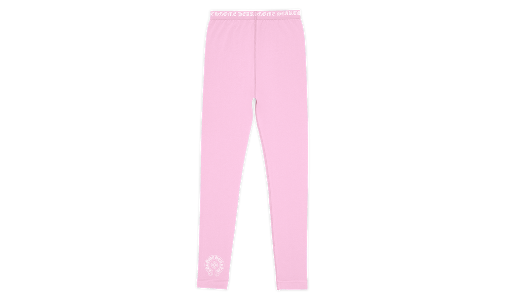 Chrome Hearts Logo Leggings "Pink/White" CHRM1082