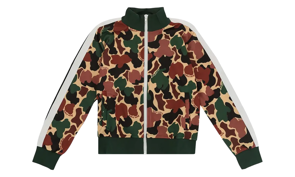 PALM ANGELS Camouflage Print Track Jacket GS "Military / Beige" PBBD002S22FAB0035661