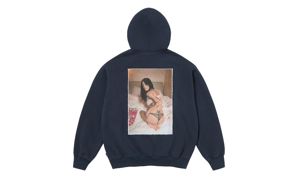 SUPREME Larry Clark Zip Up Hooded Sweatshirt "FW26 - Navy" SU28459