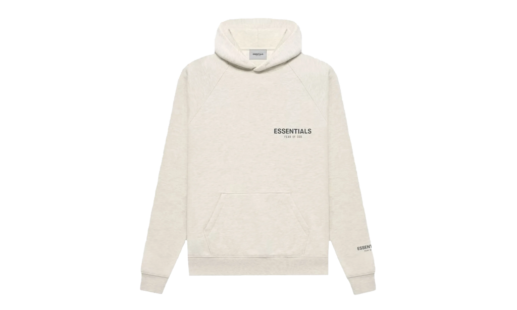 Fear of God Essentials Men's Light Oatmeal Hoodie "LIGHT OATMEAL" FGMH9002