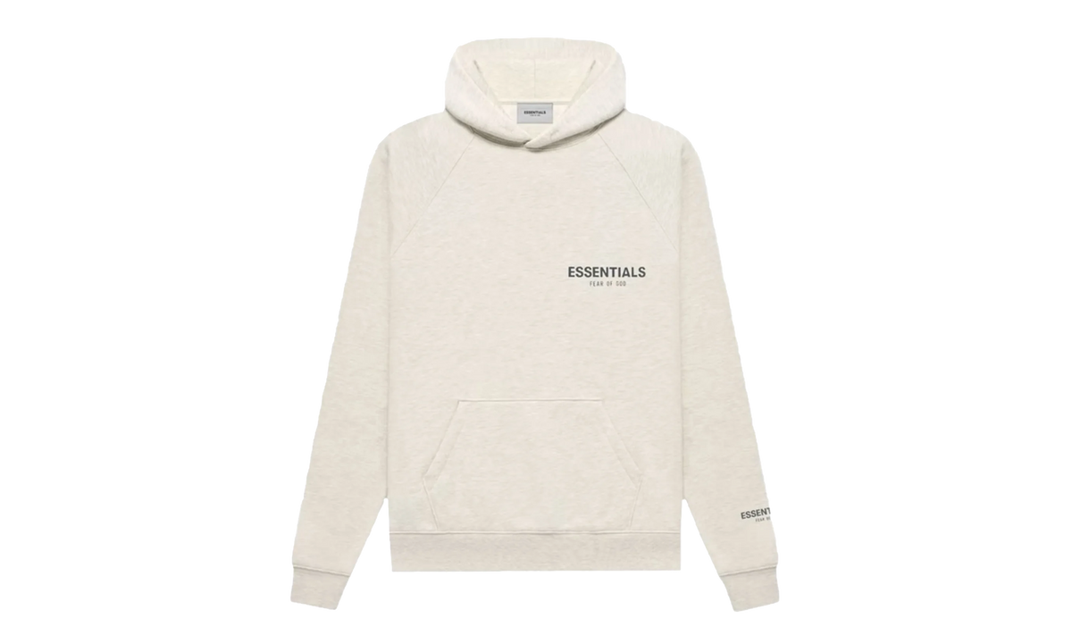 Fear of God Essentials Men's Light Oatmeal Hoodie "LIGHT OATMEAL" FGMH9002