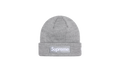 Supreme New Era® Box Logo Beanie "FW24 Heather Grey" SU935
