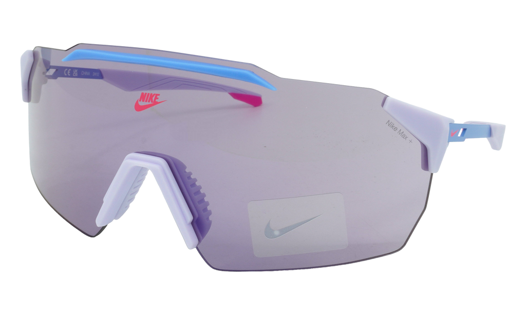 Nike Limitless Shield Mirrored Sunglasses "Amethyst Tint / Blue Flash" IB3521X 538
