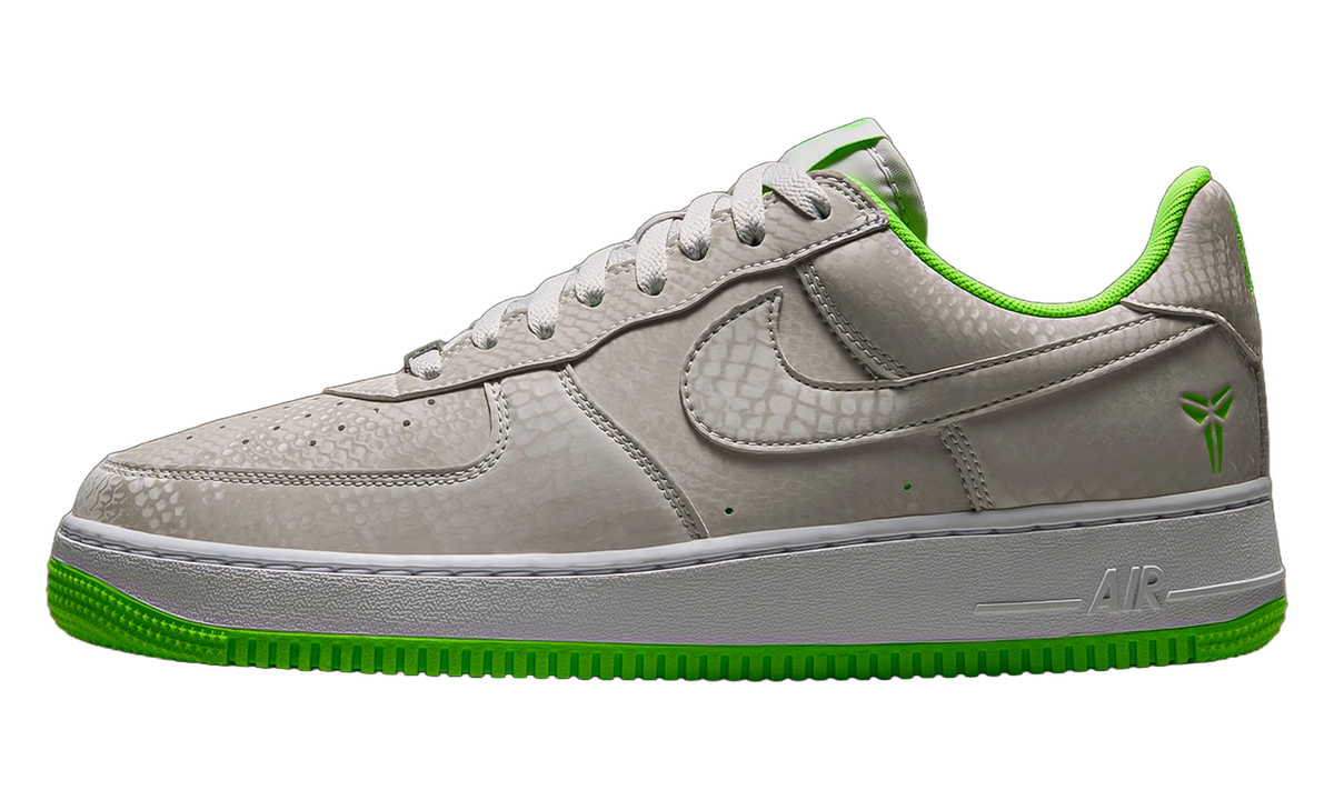 Nike Air Force 1 Low "Kobe Bryant Forever Vast Grey Electric Green" IB0018 006