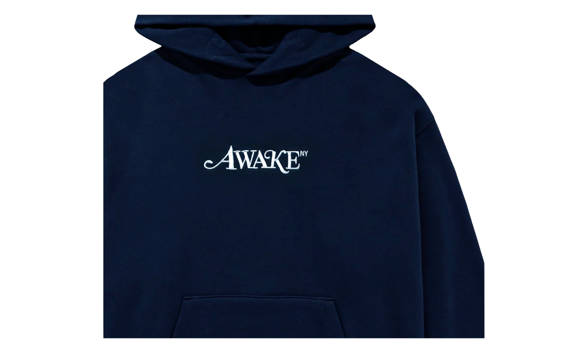 Awake Ny Classic Logo Hoodie "Navy" AWK FW24 HD303 NVY