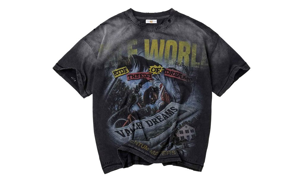 Vale Newspaper Tee "Black" VAL304