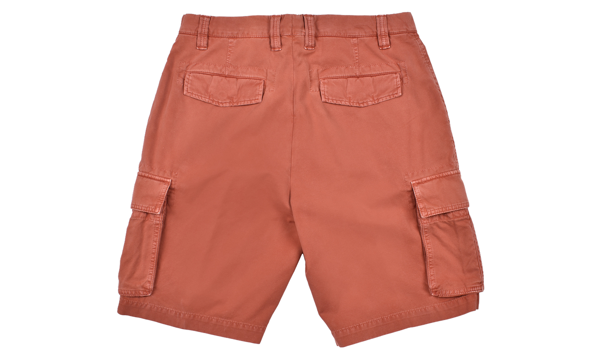 BRUNELLO CUCINELLI Cargo Bermuda Shorts "Orange" BRUN166