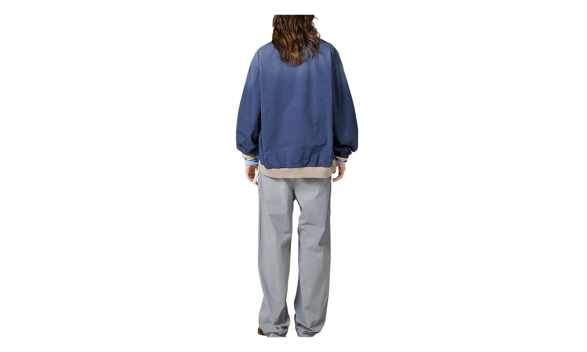 Miu Miu Old Washed Twill Blouson Jacket WMNS "Blue / Limestone" ML1492 190X F04XB