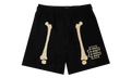 Eric Emanuel EE Basic Shorts "Bones - Mesh Black/ White Bones" EE751
