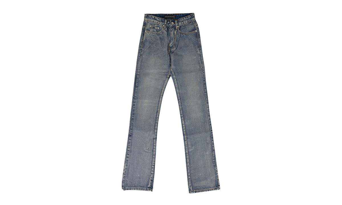 Who Decides War WAXED STRAIGHT-FIT JEANS "INDIGO" 11200500010