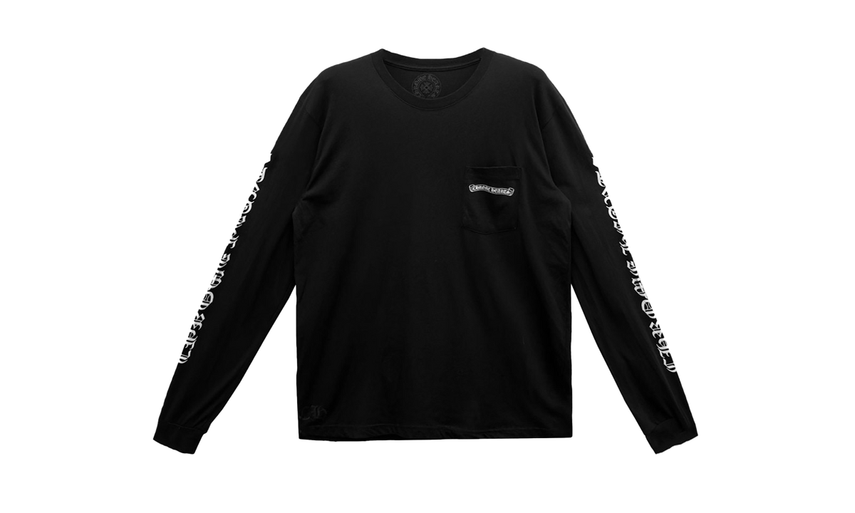 Chrome Hearts Scroll Long Sleeve T-Shirt "Black" CHRM0169
