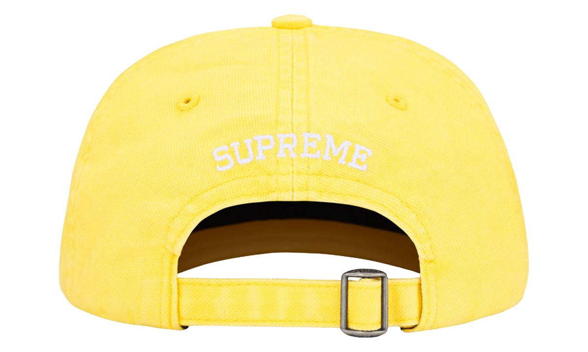 SUPREME Washed Canvas S Logo 6-Panel "FW26 - Yellow" SU28493