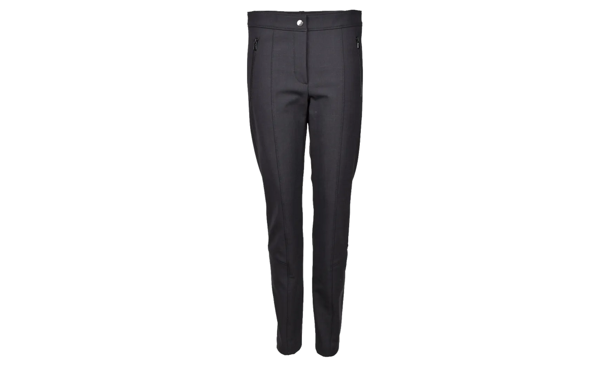 BRUNELLO CUCINELLI Virgin Wool Tailored Trousers WMNS "Gunpowder" BRUN409