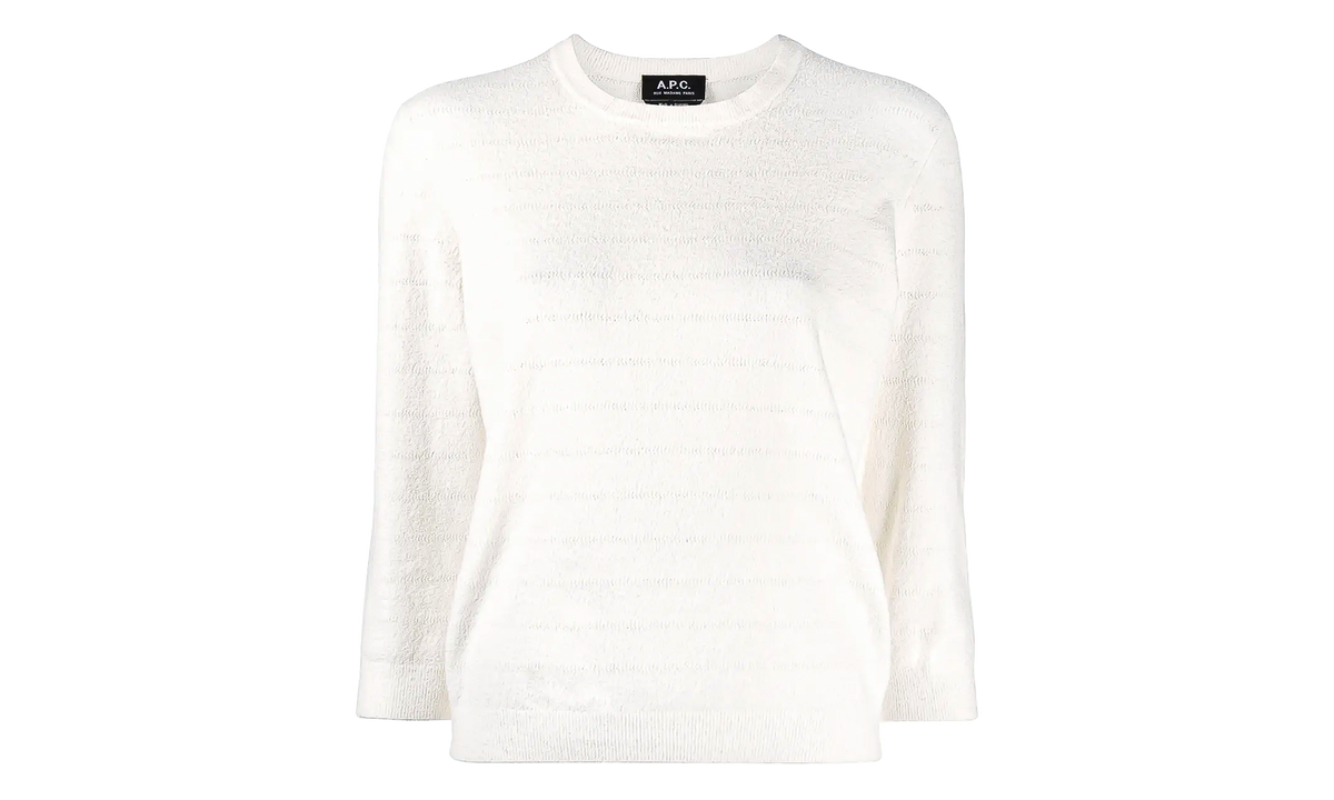 A.P.C. Classic Knit Sweater WMNS "Ecru" COEHGF23962 AAD