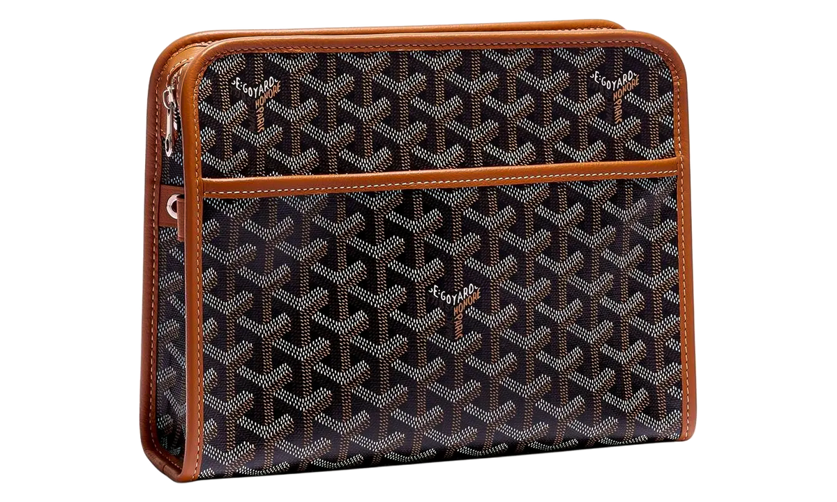 Goyard Jouvence Toiletry Bag MM "Black / Tan" GOY84