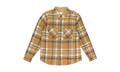 Aime Leon Dore PLAID COTTON BUTTON-DOWN SHIRT "brown" ALD MTPS 0063