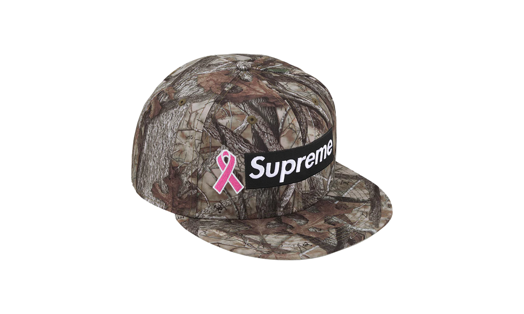 Supreme Breast Cancer Awareness Box Logo New Era "TrueTimber HTC Fall Camo" SU25812