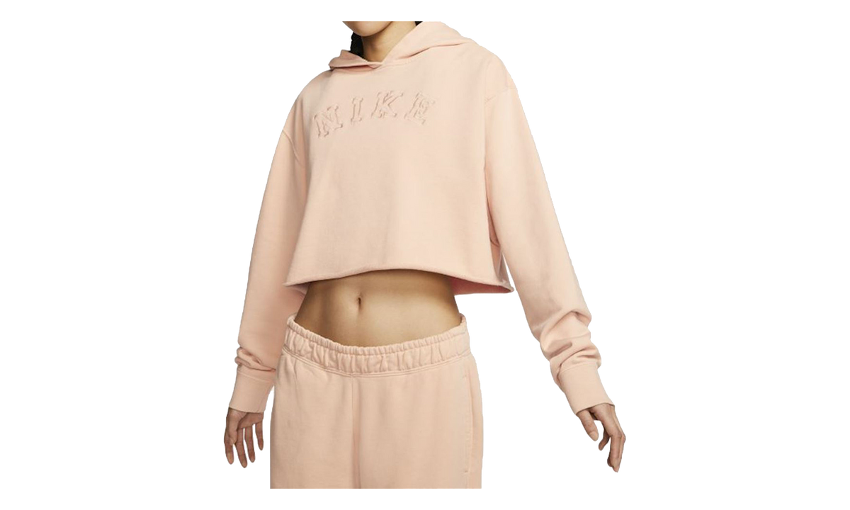 Nike Sportswear Washed Pullover Hoodie WMNS "Light Pink" CJ4110 287