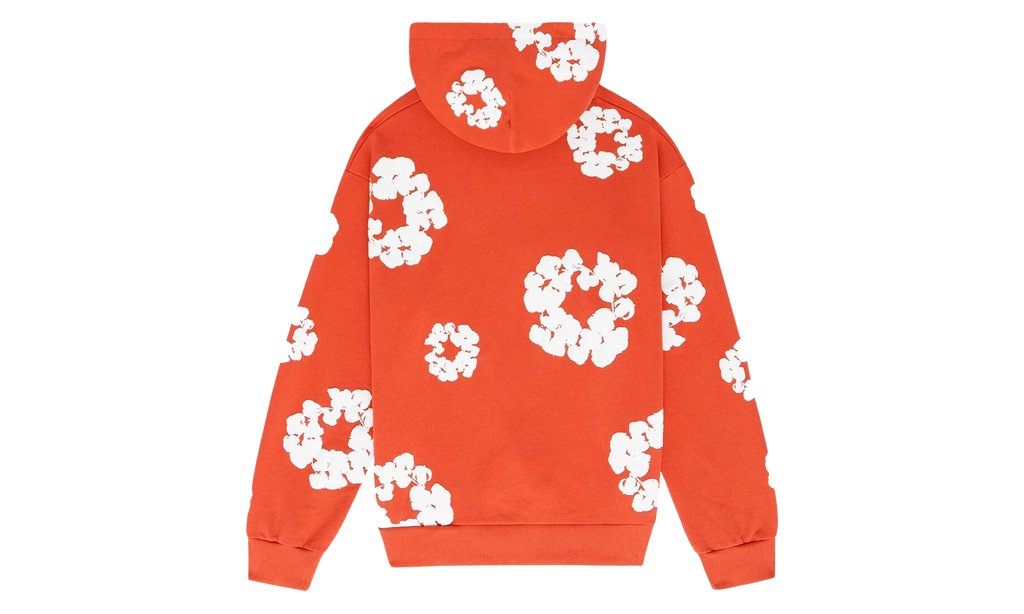 Denim Tears Cotton Wreath Hoodie "Orange" DT036