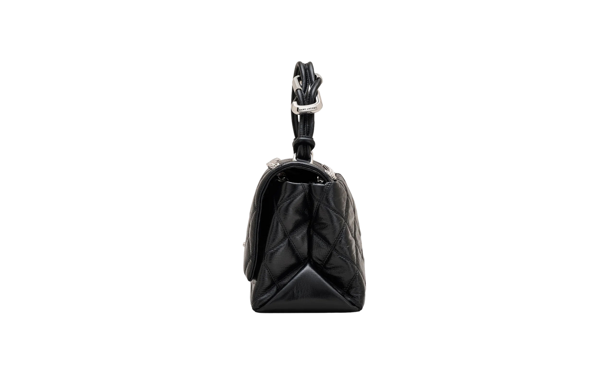 Marc Jacobs The Dual Chain Shoulder Quilted Leather Bag "Black" 2S5HCR007H02 001