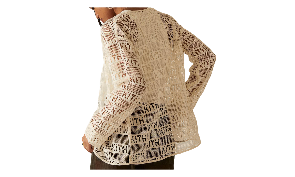 Jace Logo Lace Baseball Shirt WMNS "Beige" KITH197