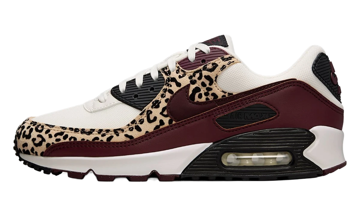 Nike Air Max 90 WMNS "Leopard - Burgundy" IF1619 102