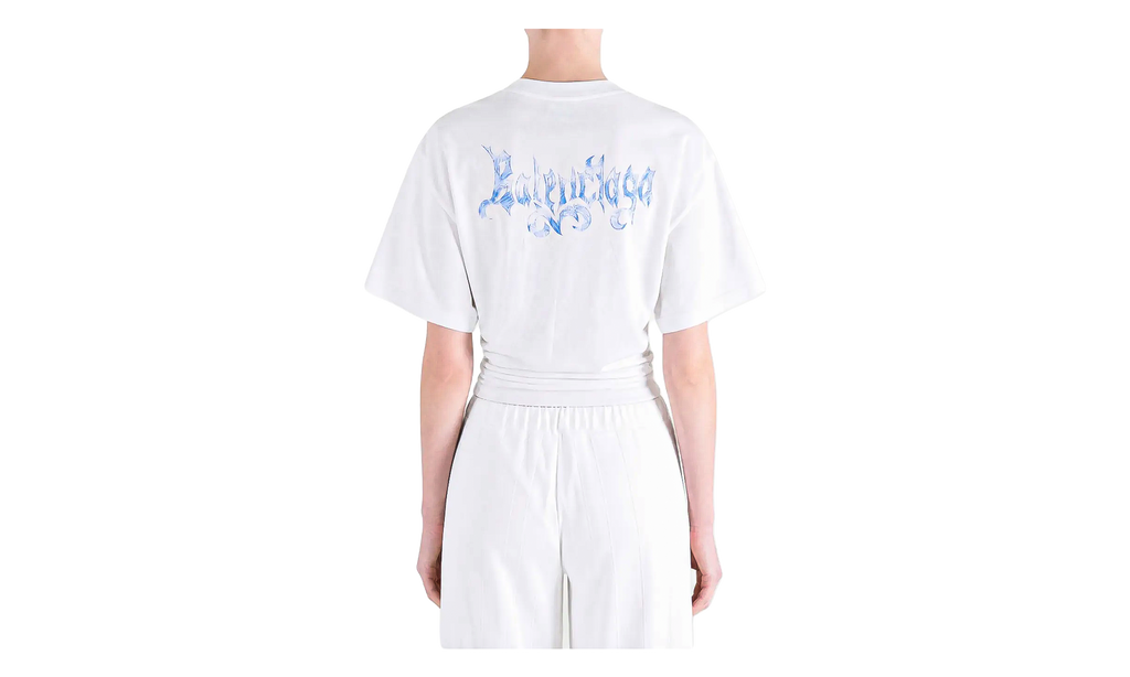 Balenciaga Sketchy Short Sleeve Top WMNS "White" A0016UTUVQ49000