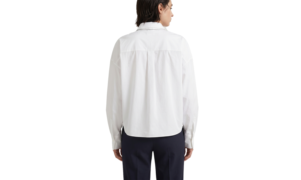 Brunello Cucinelli Oversized Cotton Shirt WMNS "White" BRUN1468