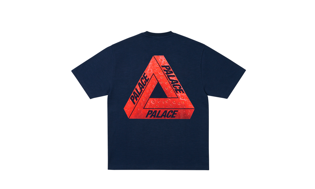 Palace Fukuoka Tri-Ferg T-shirt "Navy" p0079