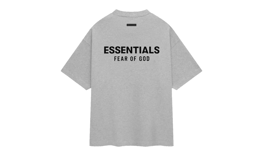 Fear of God Essentials Jersey Crewneck T-Shirt "Light Heather Grey" 125H0244368F