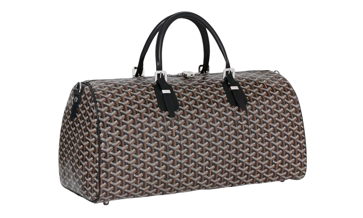 Goyard Boston 50 Duffle Bag "Black/Brown" GOY34