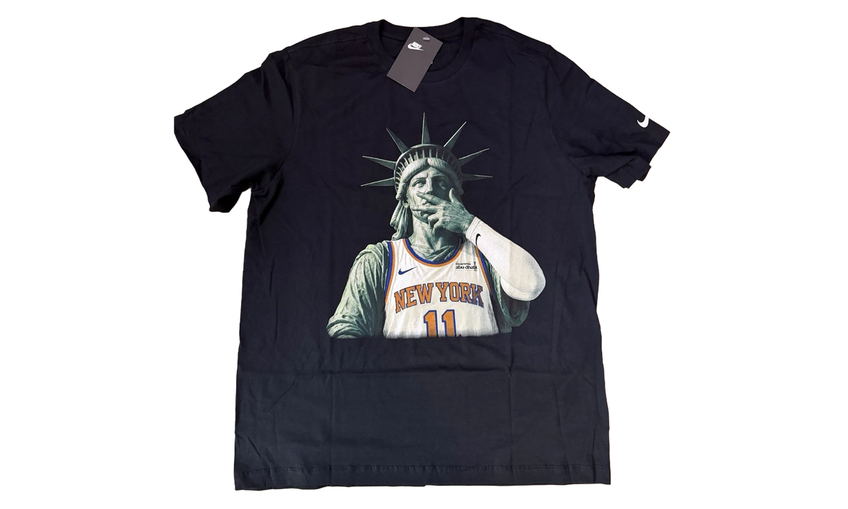 NIKE NYC Only Exclusive Statue Of Liberty Knicks Brunson T-Shirt "Black" 8366 001