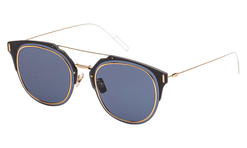 DIOR Composite Sunglasses "Black / Blue" COMPO1FS 0DDB A9