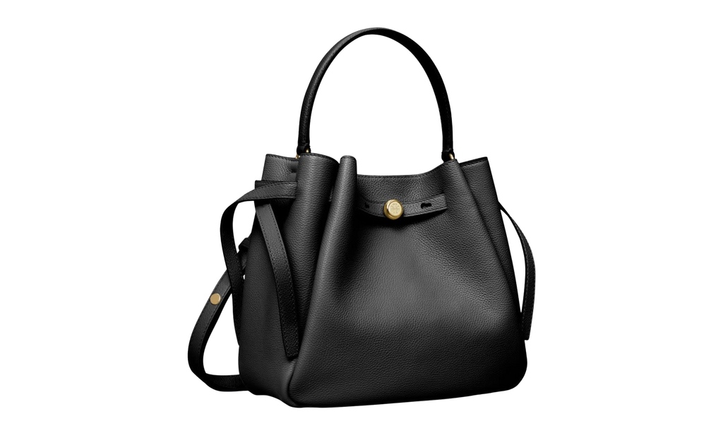 Tory Burch Romy Bucket Bag "001 BLACK" 166982-001