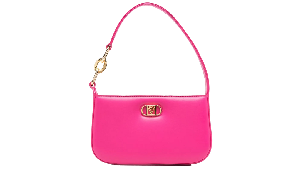 Mcm Mode Travia Shoulder Bag "Pink Lamb Nappa Leather" MWSCALD02