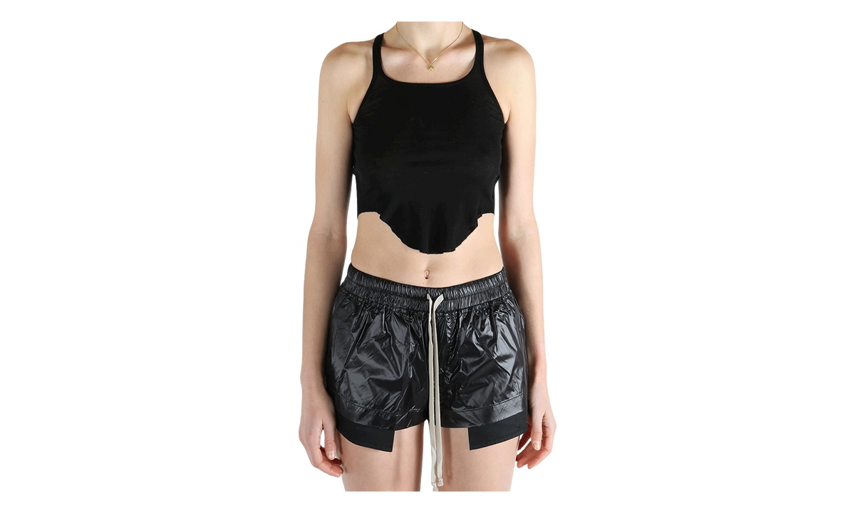 Rick Owens DRKSHDW Basic Tank Cropped Top WMNS "Black" DS01F4100 BH 09