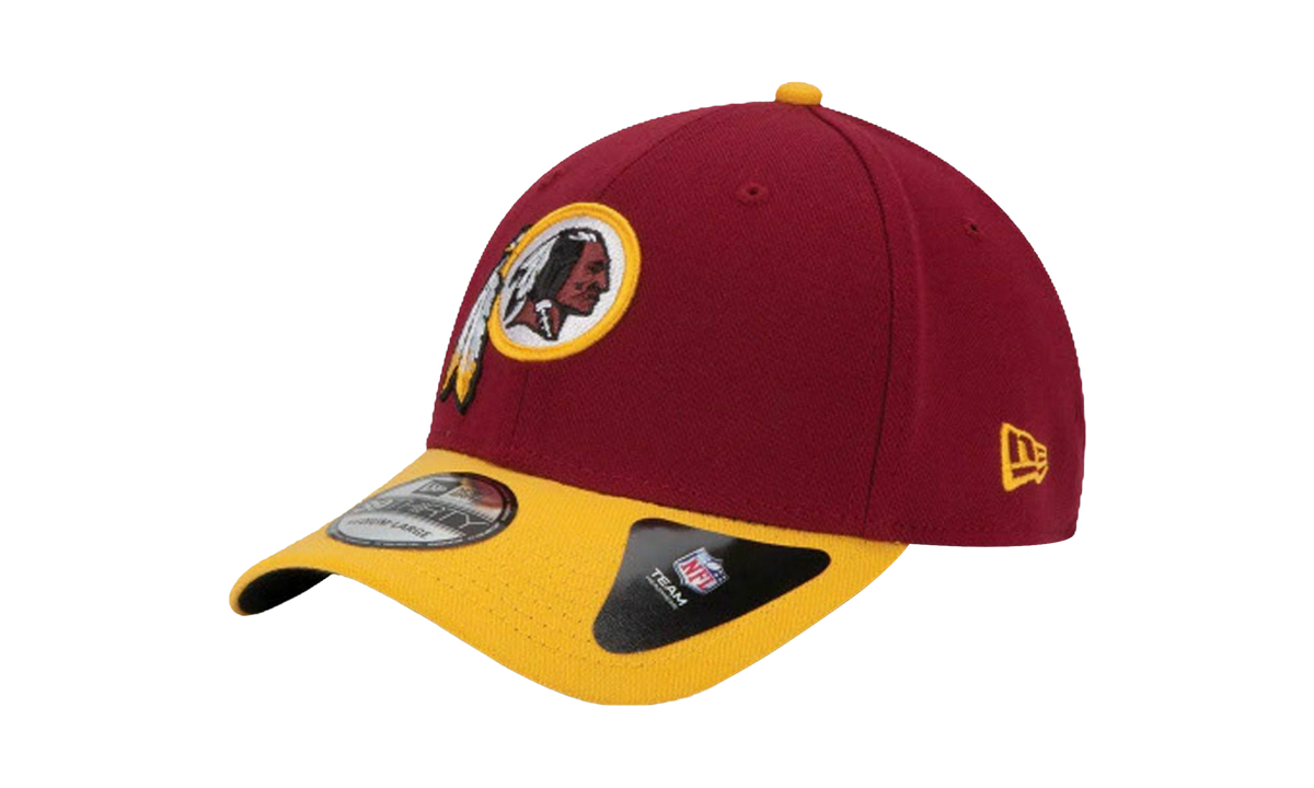 New Era 39THIRTY Washington Redskins Team Classic Flex Fit Hat "Red and Yellow / Black - Under Brim" NE586