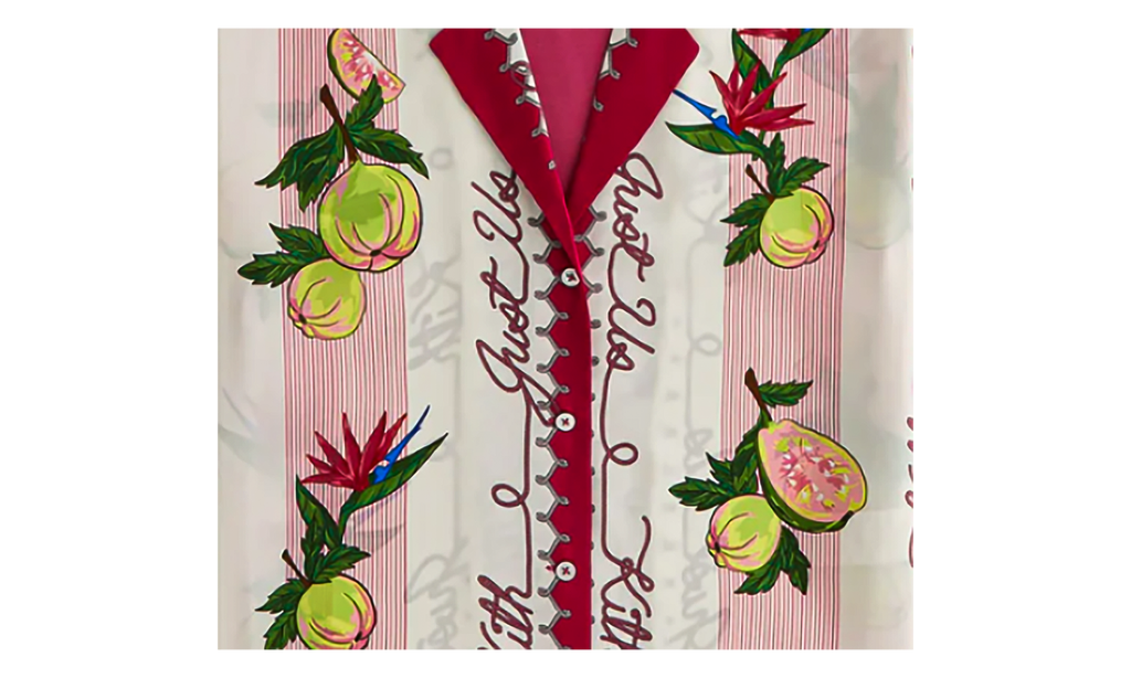 Kith Elena II Guava Print Shirt WMNS "Multi Colour" KHW060338 114