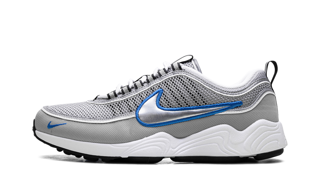 Nike Zoom Spiridon "Metallic Silver / Signal Blue" HF9117 003
