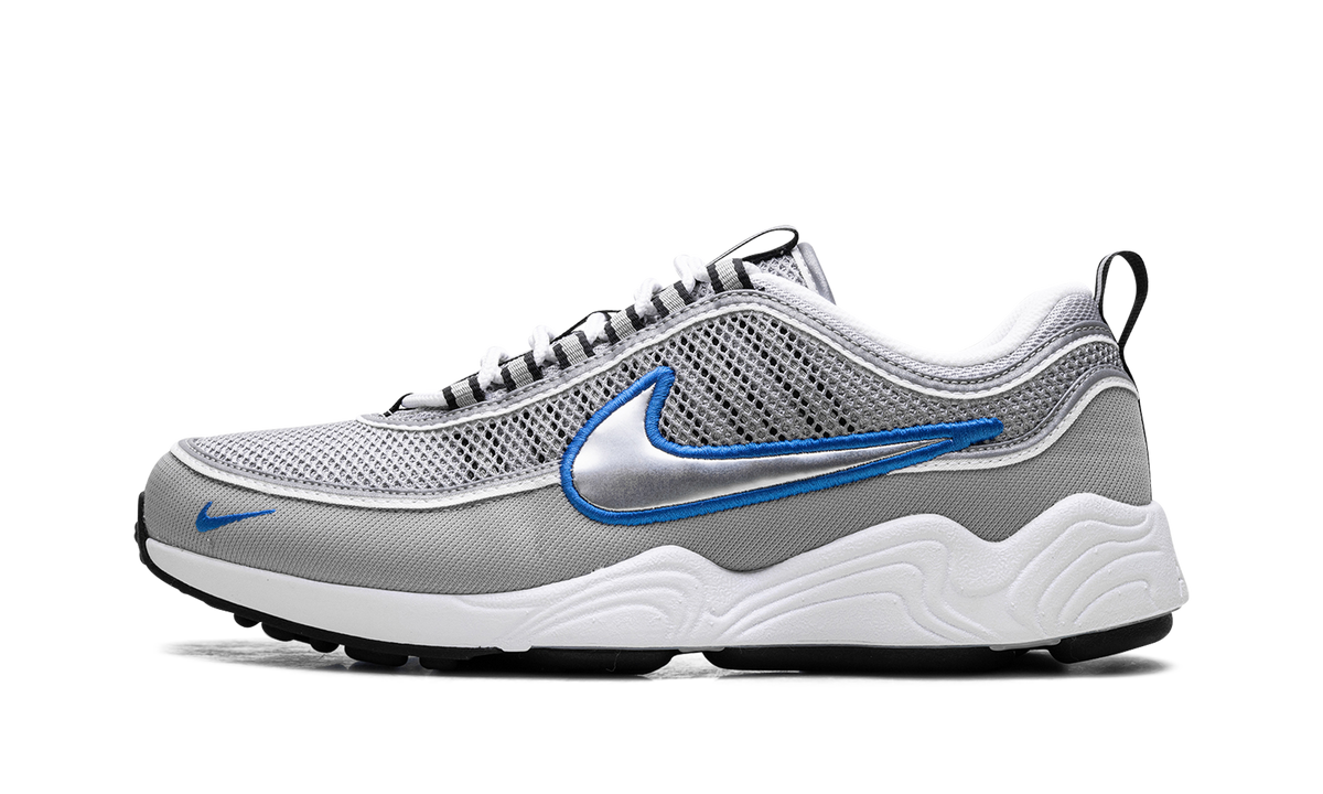 Nike Zoom Spiridon "Metallic Silver / Signal Blue" HF9117 003