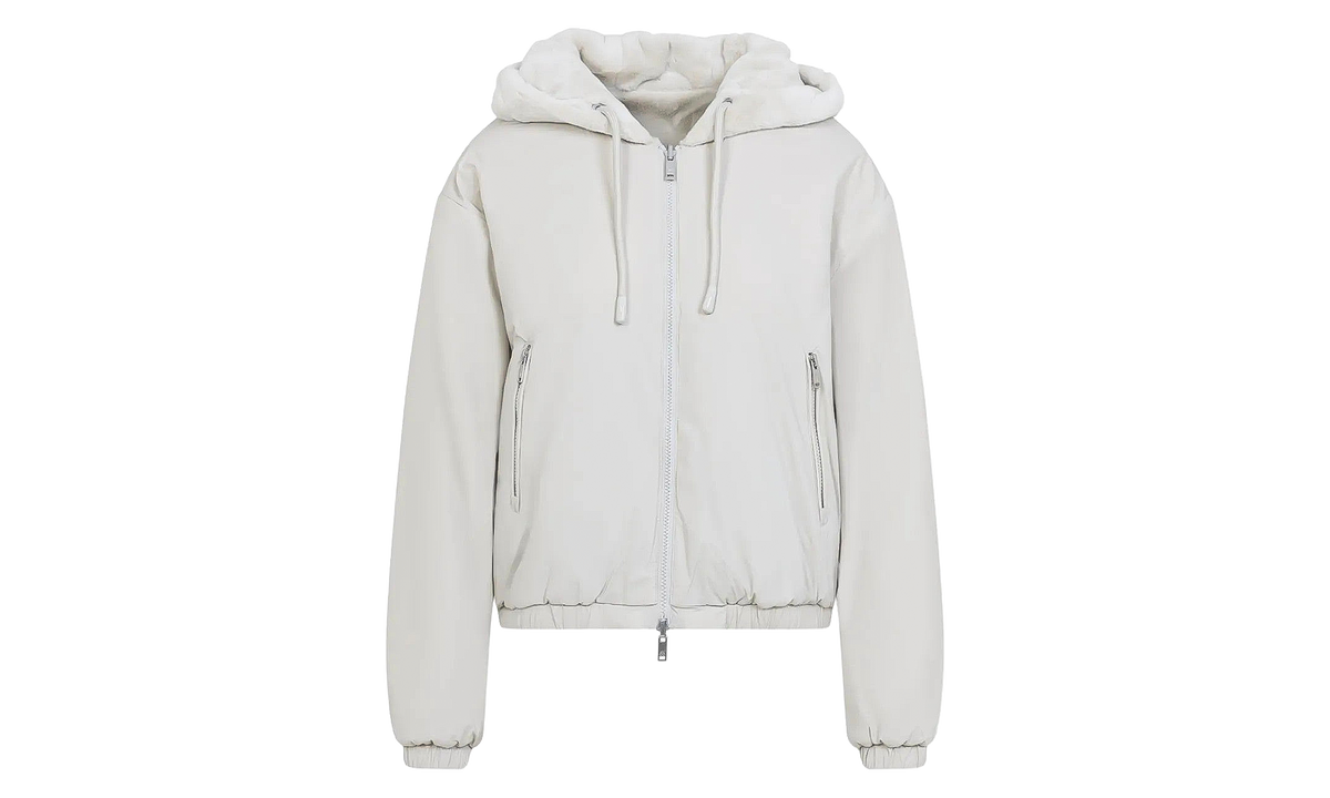 Moose Knuckles Eaton Bunny Reversible Hoodie WMNS "Alabaster" M34LS652 1754