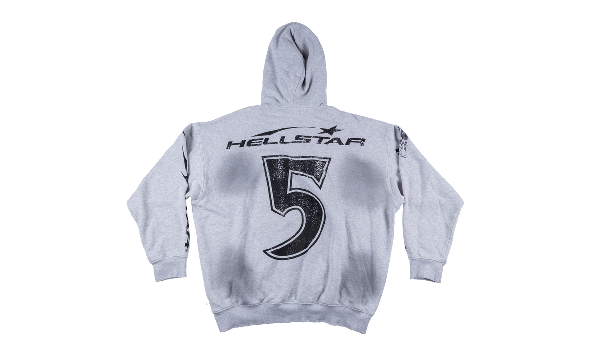 Hellstar Anthony Edwards Hoodie "All Star weekend 2026 - Light Grey" HSR208