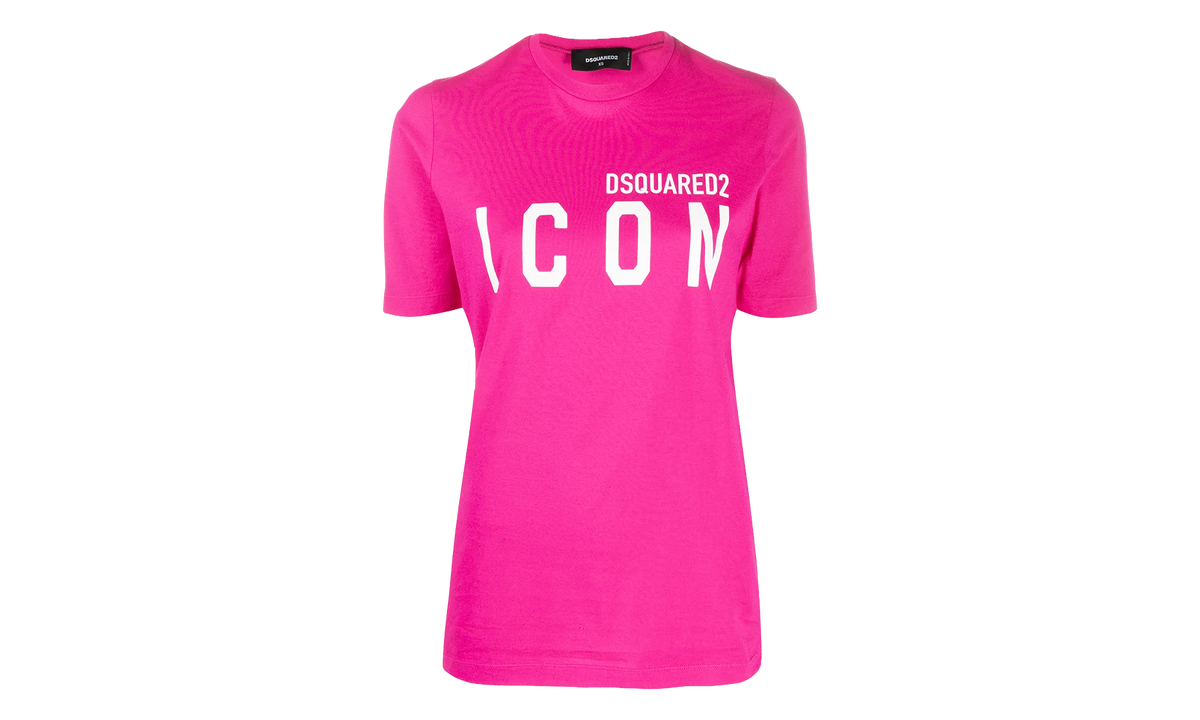 Dsquared2 Icon Graphic T-Shirt "Pink" S80GC0003-S23009-399