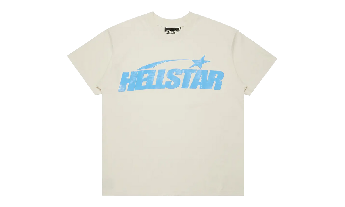 Hellstar Classic T-Shirt Gel Print "White/Blue" HSR282