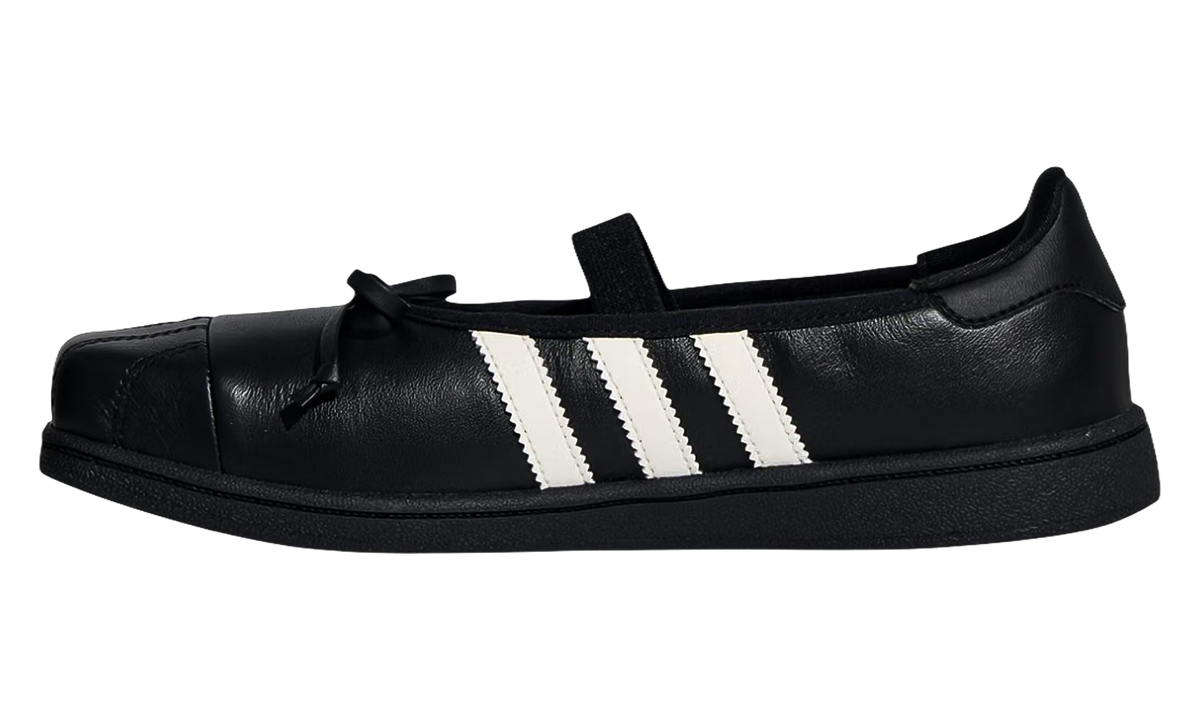 Adidas Superstar Square Toe Ballet WMNS "JENNIE Black Off White" LB3787