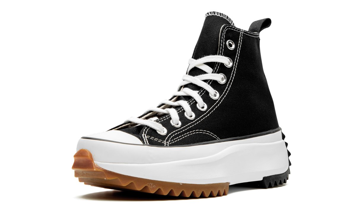 Converse Run Star Hike Hi "Black White Gum" 166800C