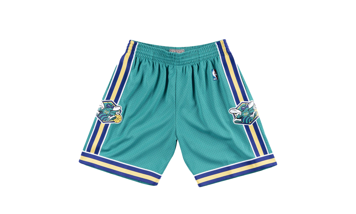 Mitchell & Ness NBA Swingman New Orleans Hornets Road 0506 Teal Men's Shorts "Light Blue" SMSHGS18033 NOHTEAL05